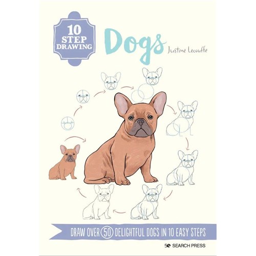 SP 10 STEP DRAWING DOGS Book